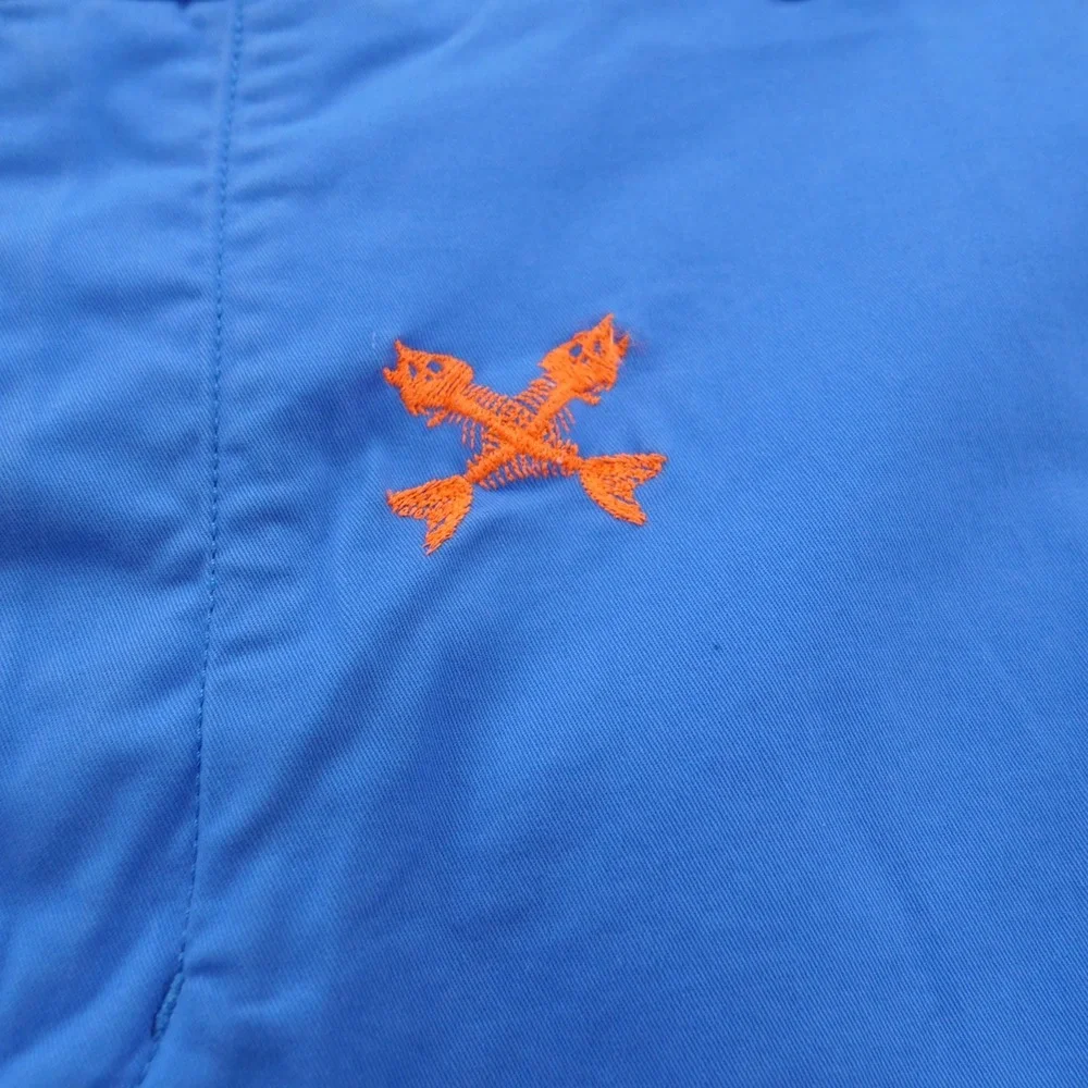 Vineyard Vines Shorts Mens 36 Blue Breaker Short Embroidered Fish Critter